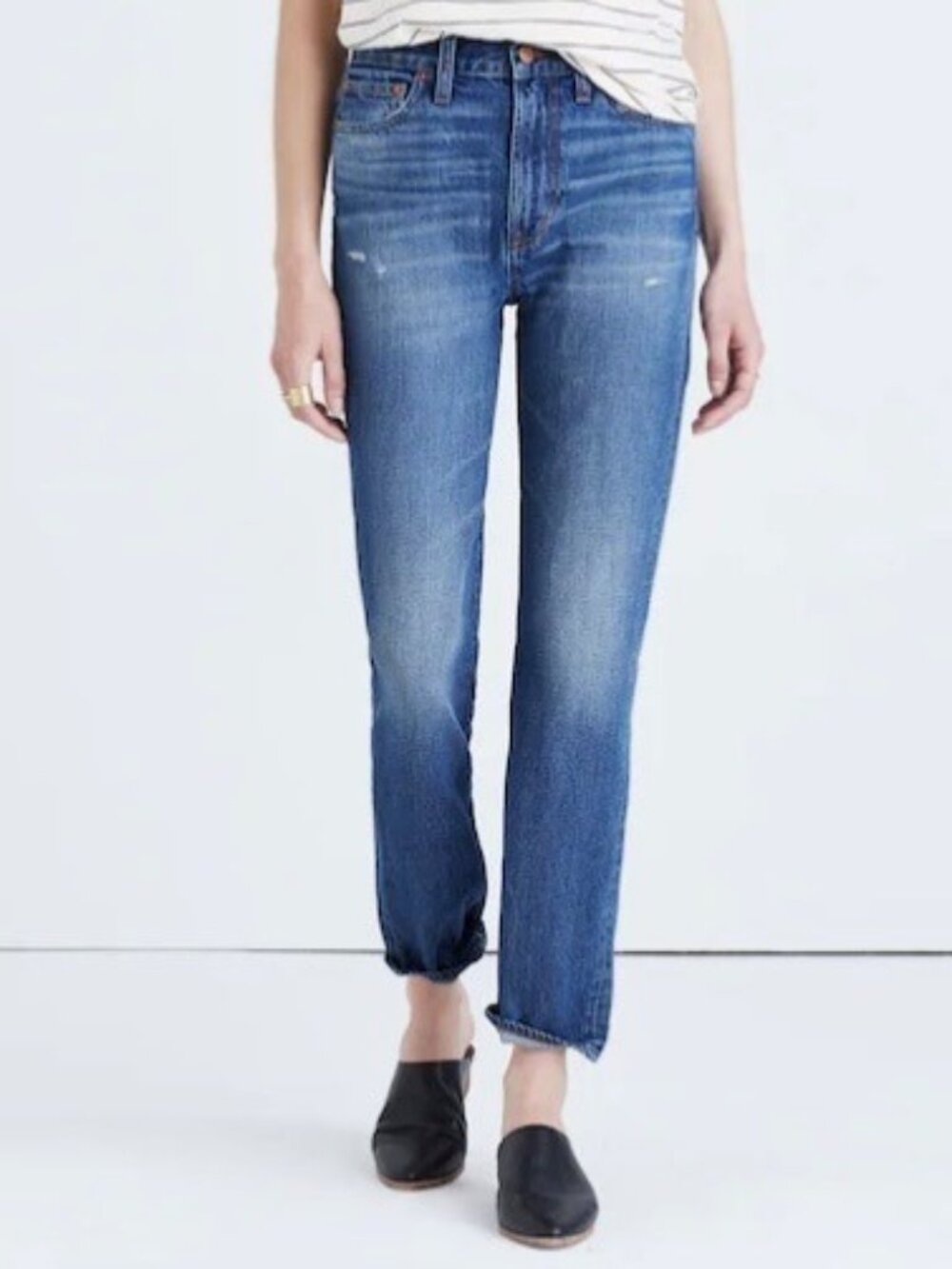 Madewell The Perfect Vintage Jeans Size 24 Casual Capsule Dark Wash Preppy Blue - Picture 1 of 10